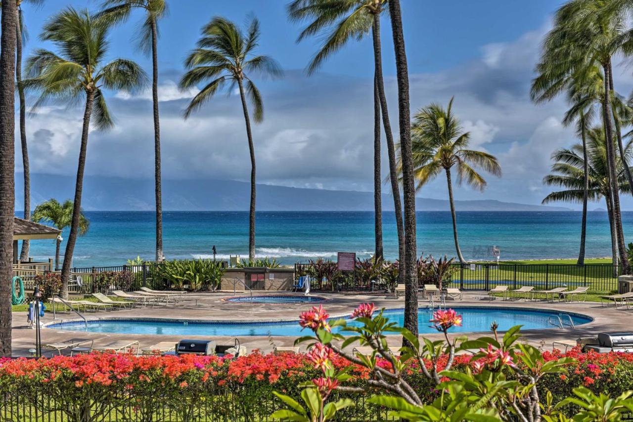 Lahaina Resort Retreat With Pool And Ocean Views! Kahana Ngoại thất bức ảnh