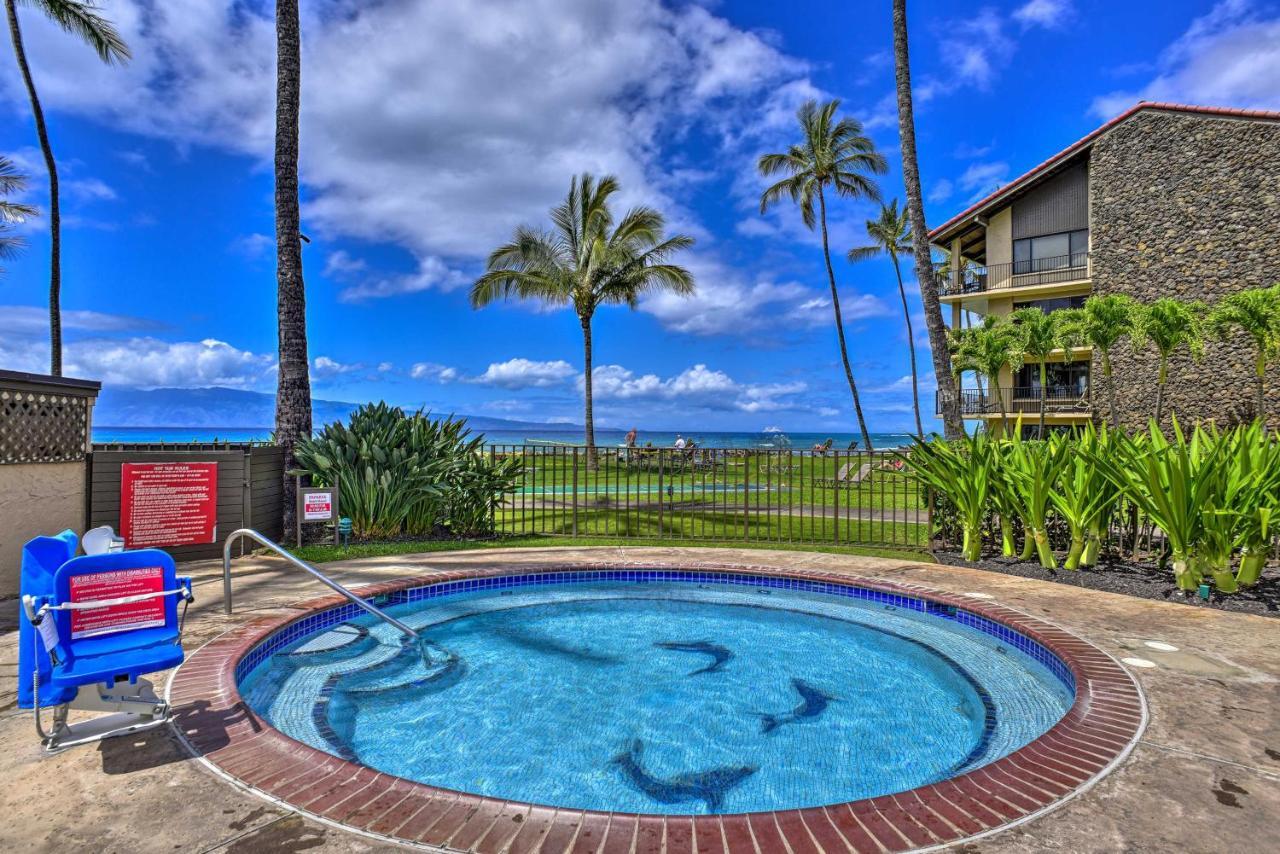Lahaina Resort Retreat With Pool And Ocean Views! Kahana Ngoại thất bức ảnh